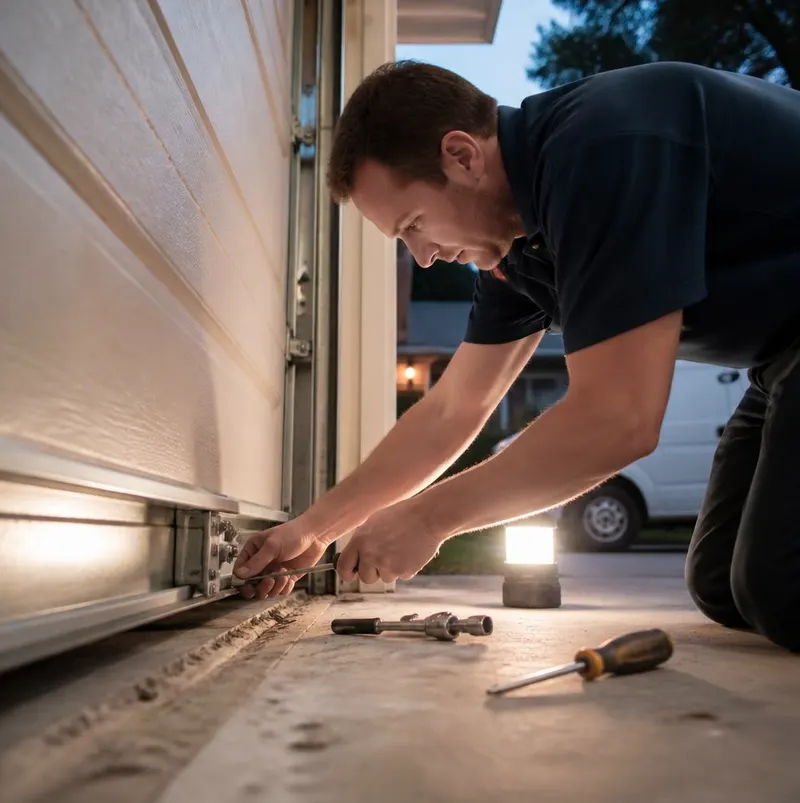 Garage Door Spring Repair in Jennings